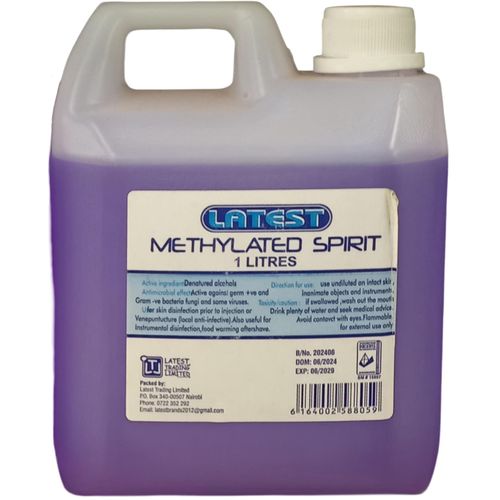 LATEST 1L METHYLATED SPIRIT