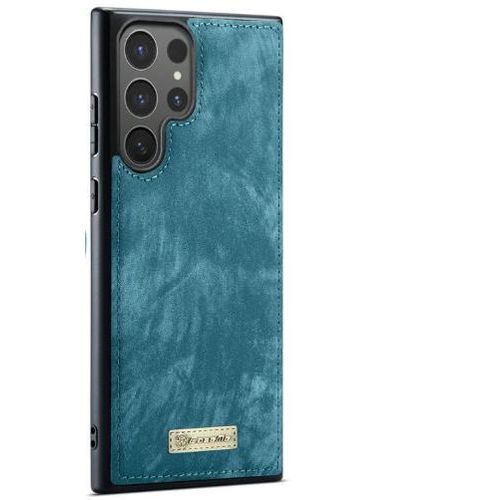 Samsung Galaxy S25 Ultra Phone Case, Retro Suede Leather Shockproof Back Cover with All-Round Protection and Raised Bezels for Screen and Camera