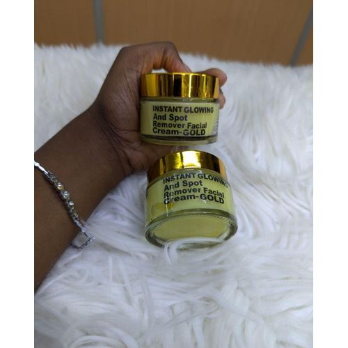 Instant glowing and spot remover facial cream - Gold