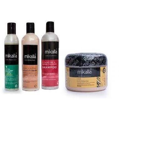 Mikalla Shampoo Conditioner Leave In Treatment Hair Mayonnaise