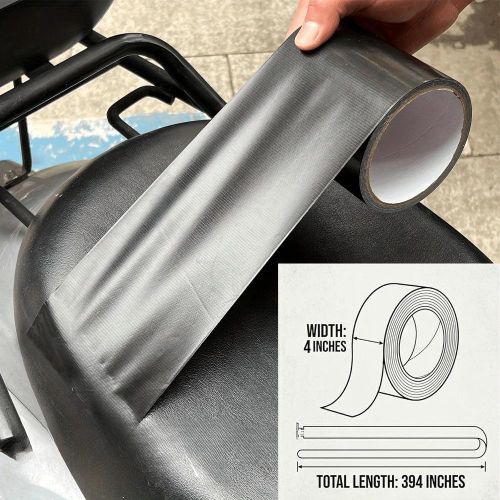 Black Self-Adhesive Leather Repair Tape - High-Viscosity Flexible Tape for Sofa, Car & Bag (10cm*10m)