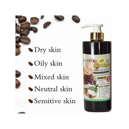 Coffee Coconut Scrub Body Wash Shower Gel 1000ml