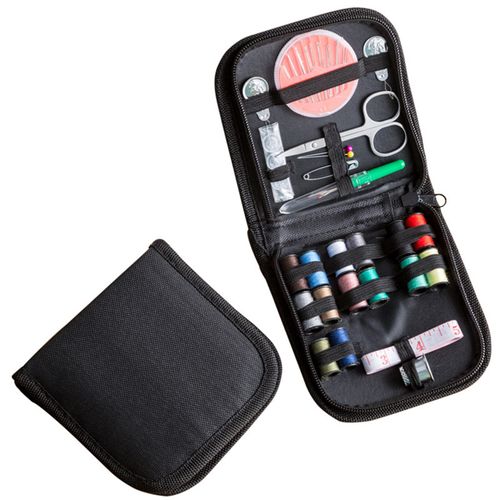 Sewing Kit, Zippered Organizer Sew Box（Black）