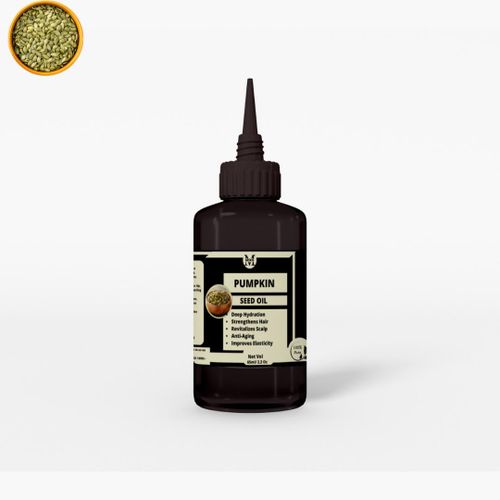 Pumpkin Seed Oil -Combat dryness and dullness ,Reducing breakage and promoting hair growth