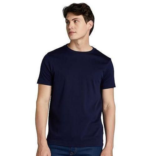 Heavy Duty Plain T Shirt-Navy Blue