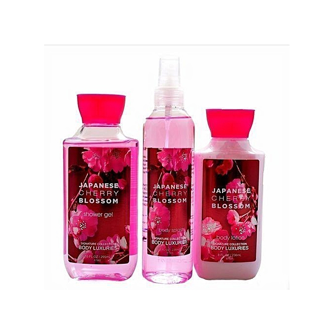 Signature Collection Japanese Cherry Blossom Lotion ,splash 236, and