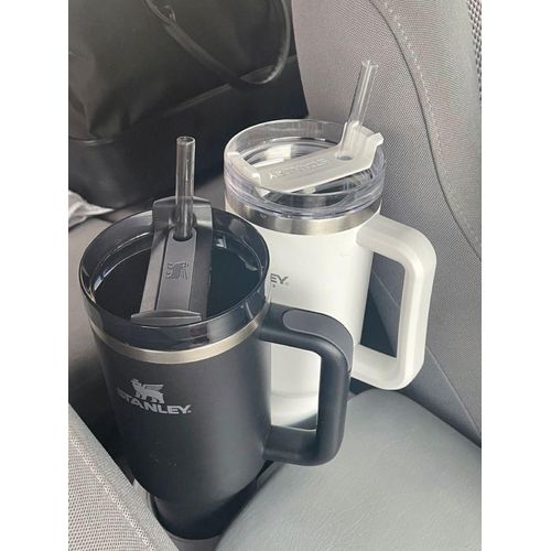 Stainless Steel Tumbler With Handle Straw Lid Insulated Reusable Stainless Steel Travel Mug