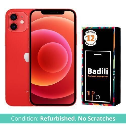Apple Iphone 12,(Renewed) 6.1â€, 64GB + 4GB RAM (Dual SIM), 2815mAh, Red