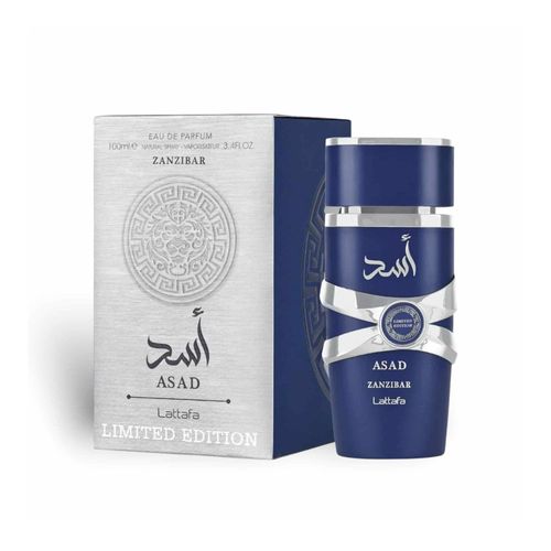 Asad Zanzibar Limited Edition Eau DE Parfume For Men 3.4 Fl Oz -100ml.