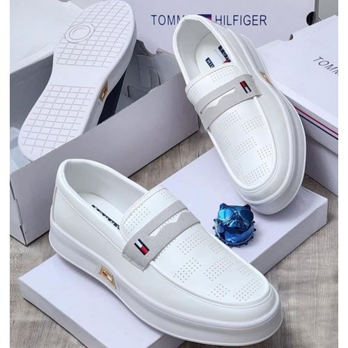 UNIQUE /CLASSIE MEN CASUAL SHOE WHITE