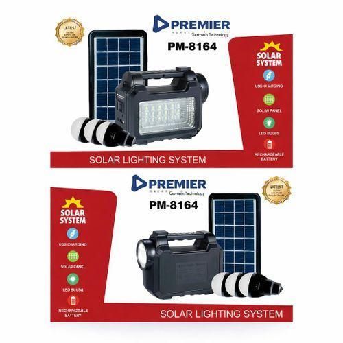 Solar Home Lighting Kit With Panel And Battery