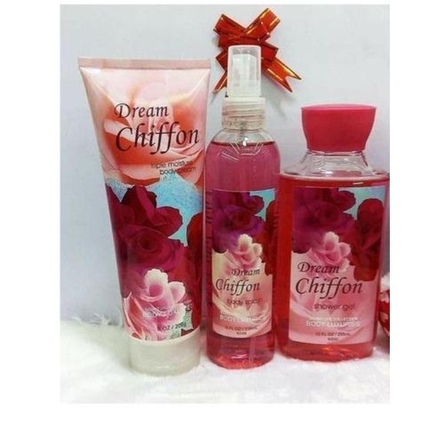 Dream chiffon Body Care Set 3 in 1(Showergel ,Bodysplash and Bodycream)