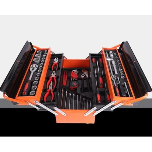 168 PCS Metal Box Tool Set Home Socket Set Auto Mechanic Tools vde