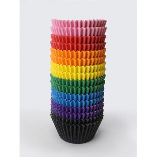 100 Pieces Colorful Cupcake Cases