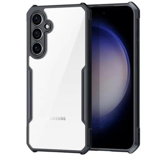 Galaxy S25Fe Xundo Shockproof Premium Hard PC TPU Bumper Protective Camera Protection Ultra Slim Acrylic Clear Phone Case Cover