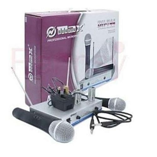 Dual Channel UHF Wireless Microphone System-DH-744