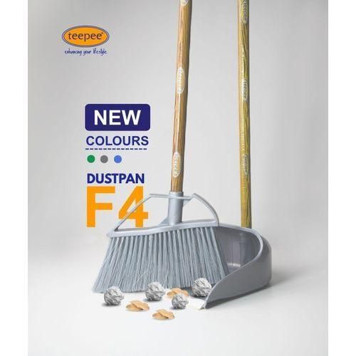 Stand-Up Dustpan with Brush Set