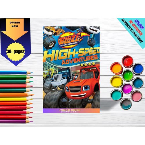 Blaze and the Monster Machines™ Colouring Adventure Book