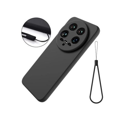 Soft Silicone Back Cover for Xiaomi 14 Ultra – Black