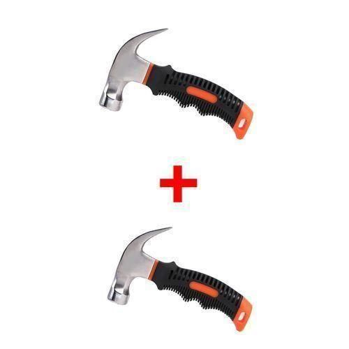 2pcs Claw Hammer Steel Head Plastic Handle Magnetic