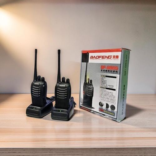 BF-888S Rechargeable Battery Reliable Quality Space Efficient Radio Hand Held Security Walkie Talkie Radio Calls- 2 Pieces