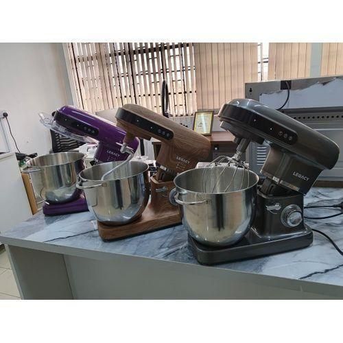 Stand Mixer With 10Ltr Stainless Bowl 1500W Digital Manual Control Panel 6 speed 3 Different Whisk Silver1yr Warranty