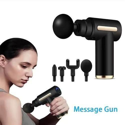 5 in 1 Charge Boost Massage Gun Body Massager Deep Tissue Massager for Pain Relief USB Portable Mini Vibration Percussion Muscle Relaxation Massager Machine