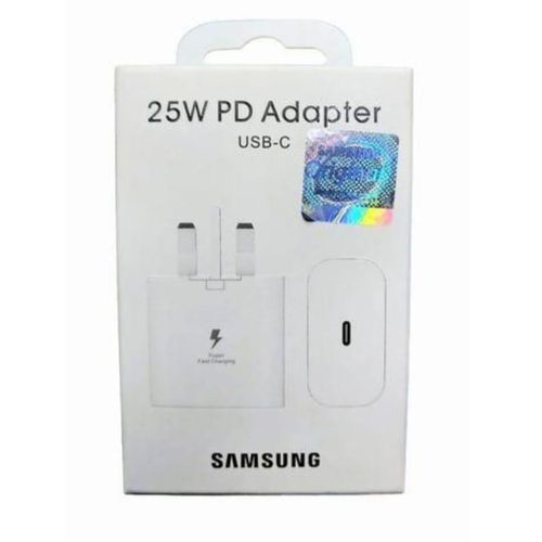 25W Super Fast Charger Adapter With C Output For Galaxy A06 A16 A26 A36 A56 A05 A05s A14 A15 A23 A24 A25 A33 A34 A35 A53 A54 A55 A74 and All S series