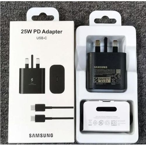25 Watts TYPE C to C Super Fast Charger Galaxy S20 Plus, S20 Ultra,S21 Plus,S21 Ultra, S22, S22Plus, S22 Ultra, S23, S23 Ultra, S24, S24 Plus, S24 Ultra, Note 10 Plus, Tab S8, S25, S25 Ultra, Z Fold 5, Fold 6, Fold 7, Flip 4, Flip 5, Flip 6, Flip 7