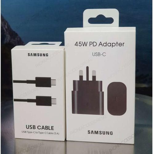 Samsung 45W Original Super Fast Charger With 5A C To C Fast Cable