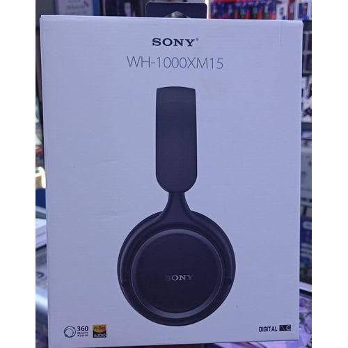 Wireless Music wh 1000 xm15 ANC - Wireless up to 50 hours Long Battery Life BLUETOOTH On-Ear Noise Cancelling Headphones - BLACK