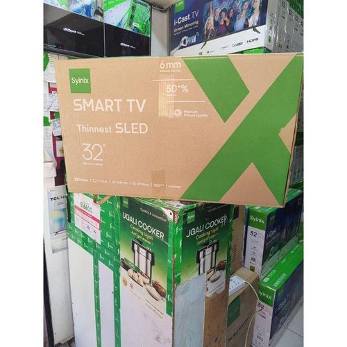 32" Thinnest sled smart Android TV frameless design with mount gift