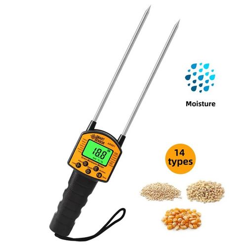 Digital Grain Moisture Meter Hygrometer For Corn Wheat Rice Beans Peanut Grain Moisture Measurement Moisture Tester AR991