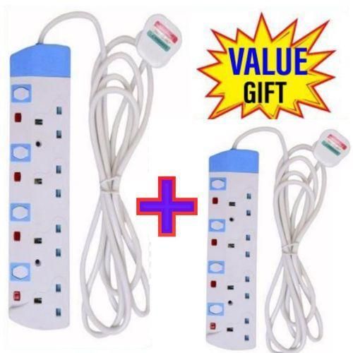 HOME BEST 4 WAY POWER EXTENSION WITH LONG CABLEFREE 4WAY POWER EXTENSION