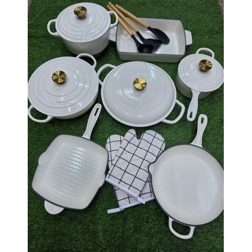 Dutch Oven with Lid – Non-Stick Ovenproof Enamelled Casserole Pot, Sturdy Dutch Oven Cookware,Enamelled saucepan