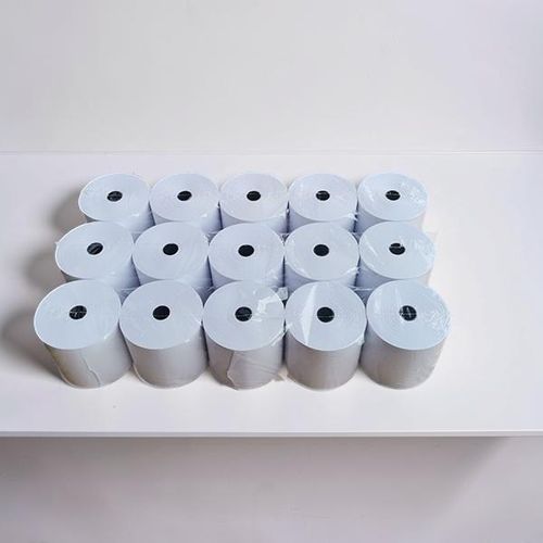 Top Quality Inexpensive Non-Fading Quality 15 Pieces or Rolls of 80mm By 80mm By 13mm Thermal Paper Rolls Thermal Rolls