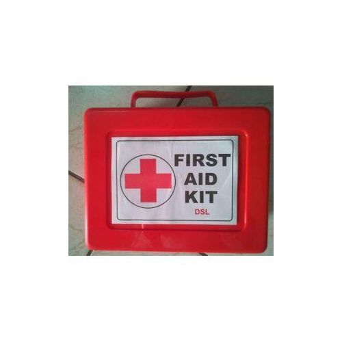 Red big first aid box