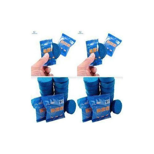 Automatic Flush Toilet Bowl Cleaner Tablets Bathroom Toilet Tank Cleaner, Powerful Cleaning Ball Long-Lasting Blue Deep Clean Bubbles Cleaner Tablets, Bathroom Fresh Air and No Pungent
