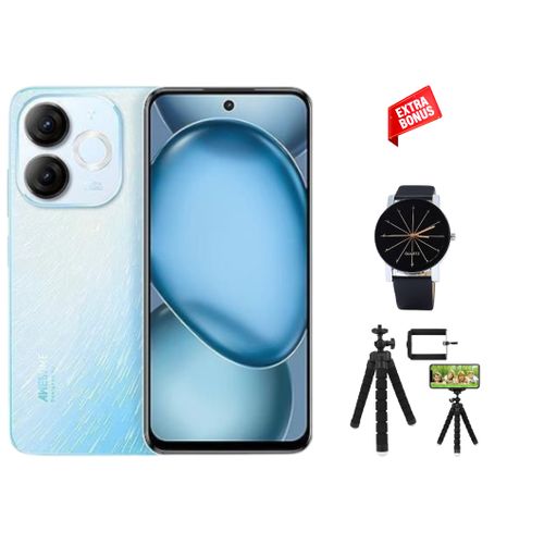 A90, 6.7" inch IPS LCD display, 5000 mAh, 4+4 GB , 128 GB, Dual Sim - Wave Blue