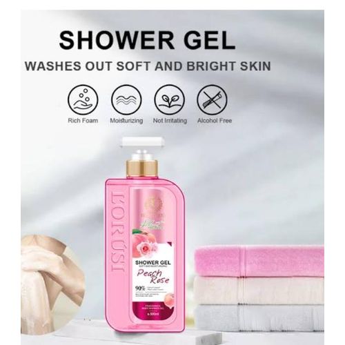 Peach Rose Refreshing And Moisturizing Shower Gel