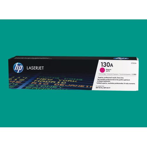 130A Magenta Original LaserJet Toner Cartridge – High Yield, Sharp Color Printing, Compatible with LaserJet Pro MFP M176n & M177fw