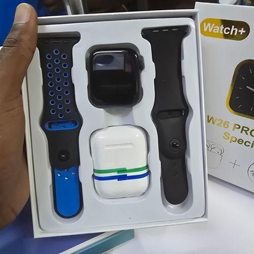 W26 Pro Max Series 8 Smartwatch With Bluetooth Earbuds Real-Time Fitness And Health Monitoring For Maximum Performance