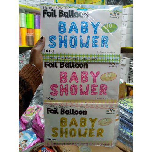 Baby Shower Foil Decor