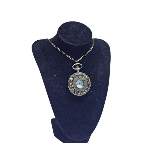 Unisex ancient vintage pocket watch locket