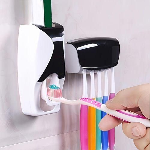 Toothpaste Dispenser Toothbrush Holder Toothpaste Squeezer