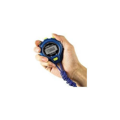 Professional Digital Handheld Stopwatch Timer - Electronic Chronograph with Alarm, Date, & Lanyard for Sports, Fitness & Coaching