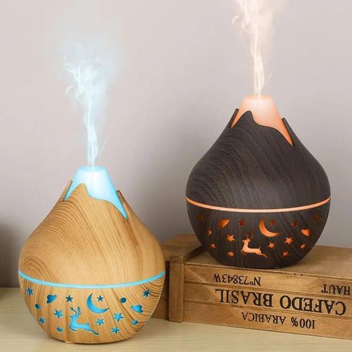 Multicolour Light Snow Mountain Humidifier – USB Mini Air Humidifier for Home & Office