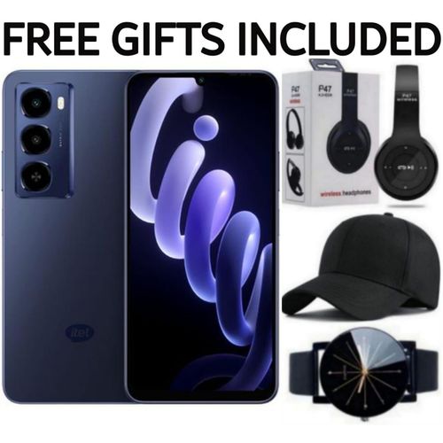 CITY 100 Phone 18GB(6+12GB)RAM+128GB ROM 6.75" 90Hz Display Slim Phone Dual SIM 4G Network 13MP Camera 18W Charging 5200mAh Battery Android 14+ IP64 Fingerprint Unlock AI Smart Phones + FREE GIFTS
