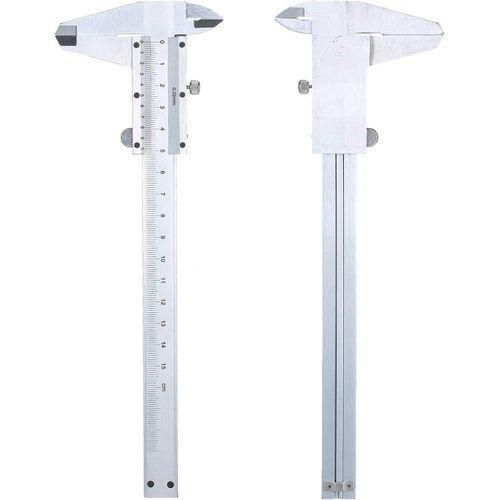Vernier Caliper, 6" Stainless Steel Caliper Measuring Tool, 0-6Inch/0-150mm Manual Micrometer Non Digital Calipers, 0.001"/0.02mm High Precision Durable Slide Caliper