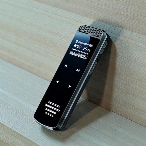 Inbuilt Rechargeable Battery Touch Screen Digital Audio Sound Voice Recorder Portable Design Long Lasting Battery And MP3 Playback